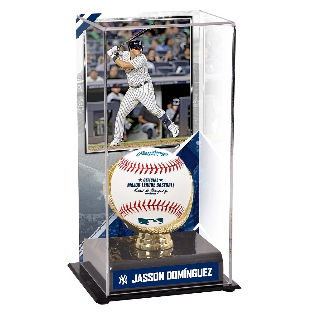 Jasson Domínguez New York Yankees Gold Glove Display Case with Image