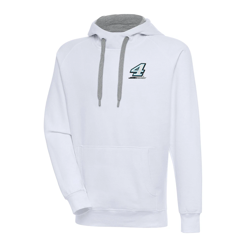 Men's Antigua White Josh Berry Victory Pullover Hoodie