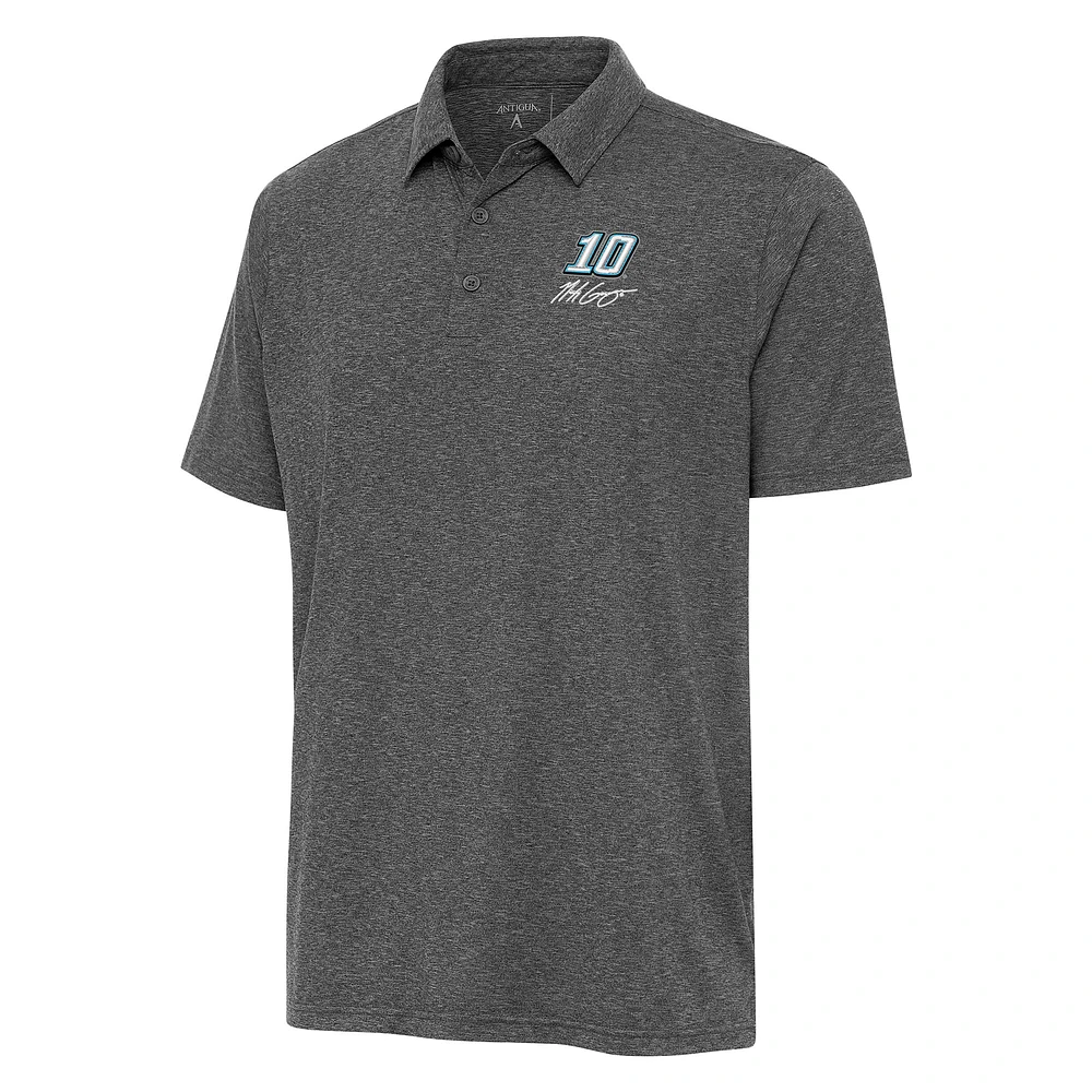 Men's Antigua Heather Noah Gragson Par 3 Polo