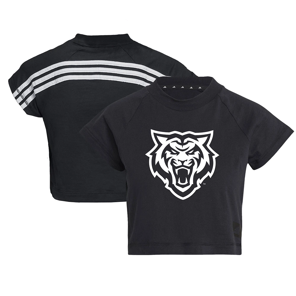 Women's adidas Black Idaho State Bengals Recycled Cotton Crop Top