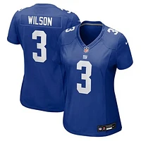 Women's Nike Russell Wilson Royal New York Giants Game Jersey