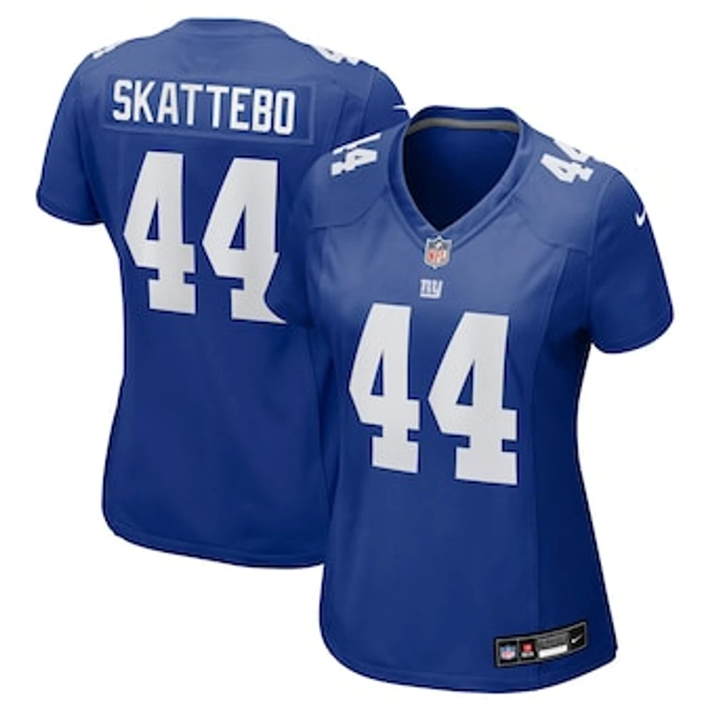 Women's Nike Cam Skattebo Royal New York Giants Team Game Player Jersey