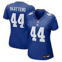 Women's Nike Cam Skattebo Royal New York Giants Team Game Player Jersey