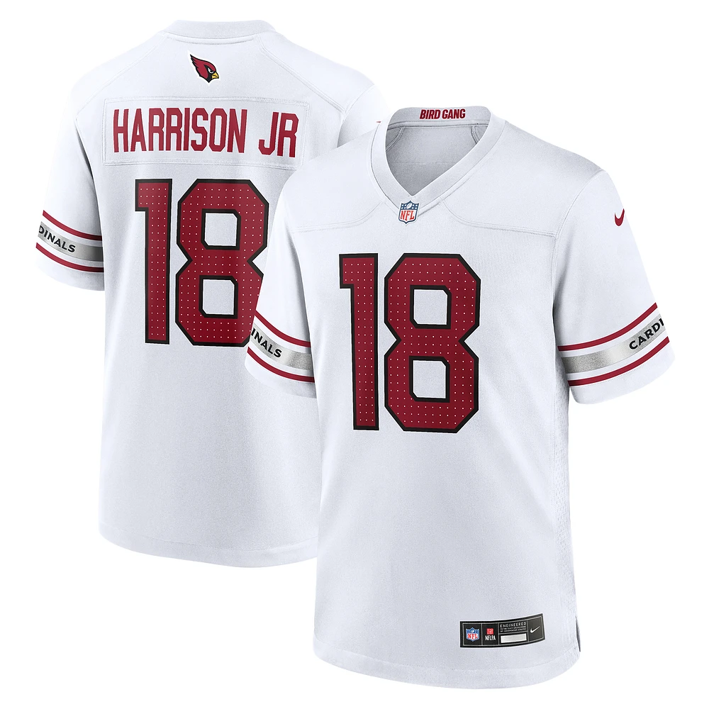 Men's Nike Marvin Harrison Jr. White Arizona Cardinals Player Game Jersey