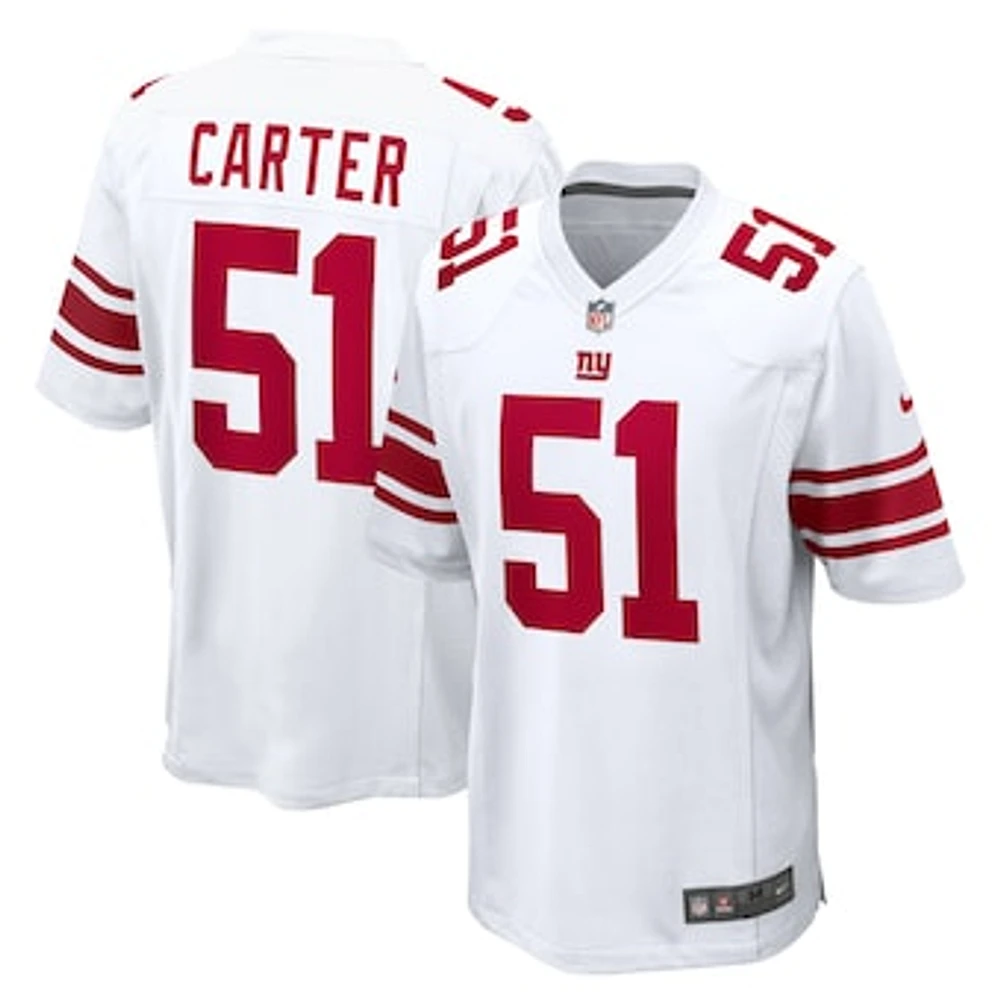 Men's Nike Abdul Carter White New York Giants First Round Pick Game Jersey