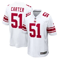Men's Nike Abdul Carter White New York Giants First Round Pick Game Jersey