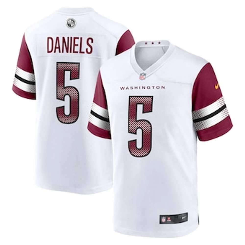 Men's Nike Jayden Daniels White Washington Commanders  Player Game Jersey