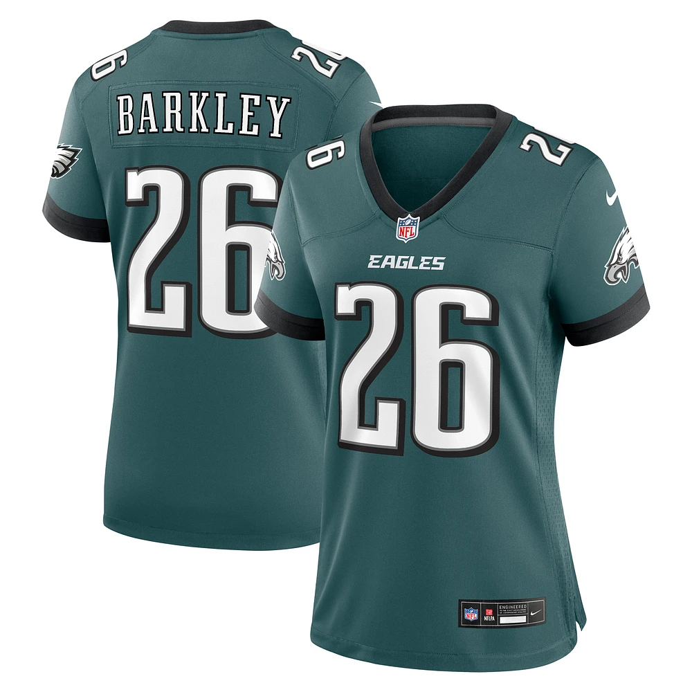 Women's Nike Saquon Barkley Midnight Green Philadelphia Eagles Game Player Jersey
