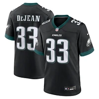 Men's Nike Cooper DeJean Black Philadelphia Eagles  Alternate Player Game Jersey