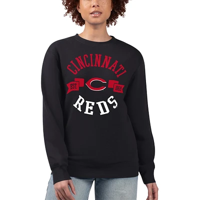Women's G-III 4Her by Carl Banks Cincinnati Reds Team Logo Fleece Pullover Sweatshirt
