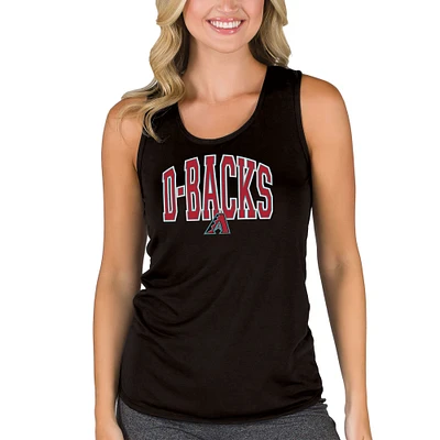 Women's Concepts Sport Black Arizona Diamondbacks Marathon Racerback Tank Top