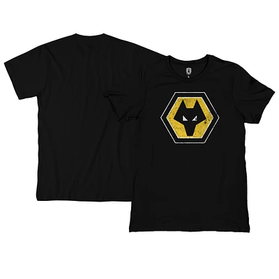 Men's 1863FC Black Wolverhampton Wanderers Color Badge Jersey T-Shirt