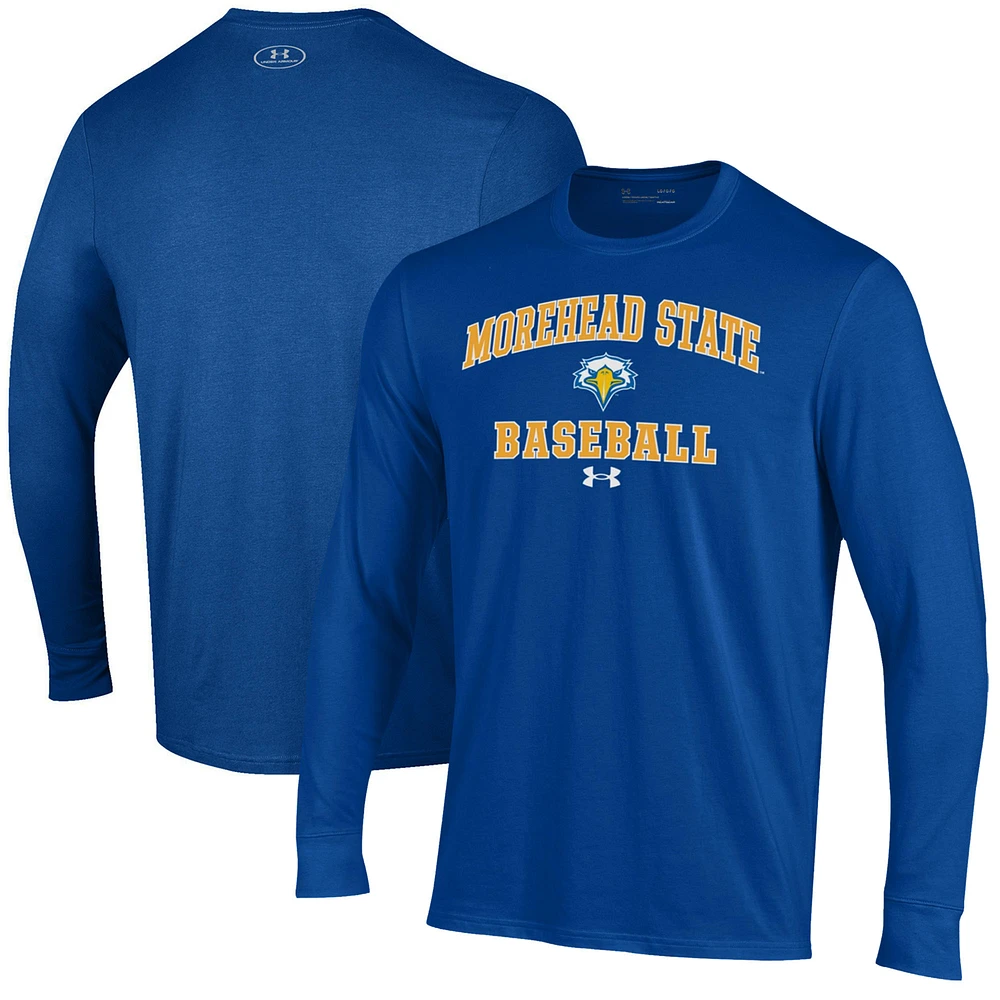Men's Under Armour Morehead State Eagles Baseball Performance Long Sleeve T-Shirt