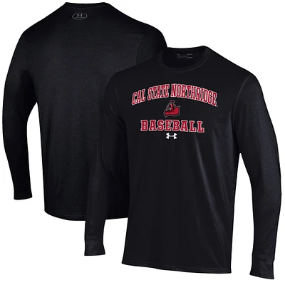 Men's Under Armour Cal State Northridge Matadors Baseball Performance Long Sleeve T-Shirt