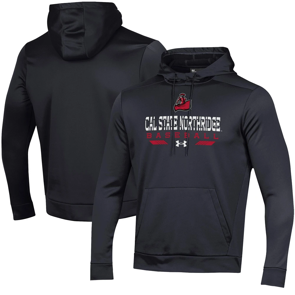Men's Under Armour Cal State Northridge Matadors Baseball Pullover Hoodie