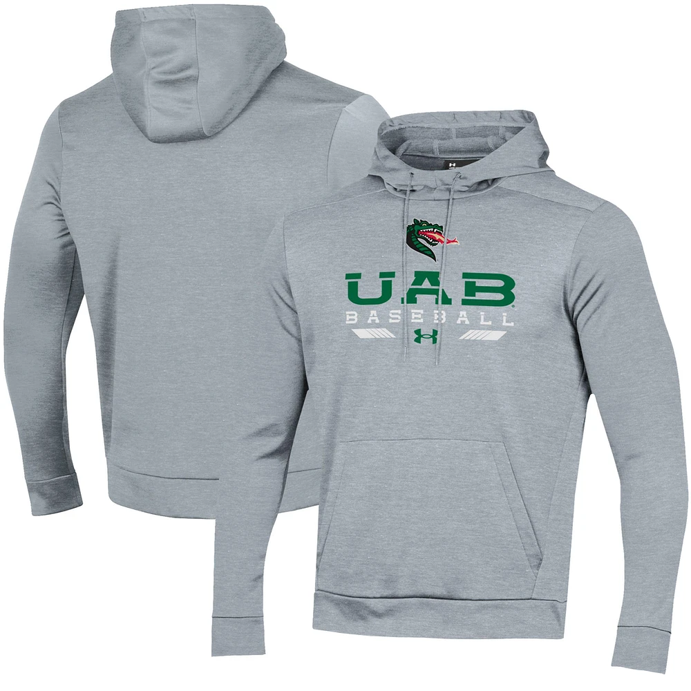 Men's Under Armour UAB Blazers Baseball Pullover Hoodie