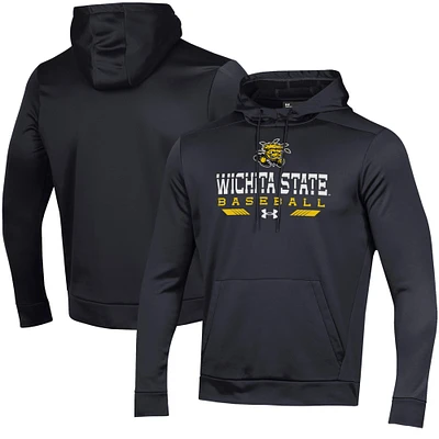 Men's Under Armour Wichita State Shockers Baseball Pullover Hoodie