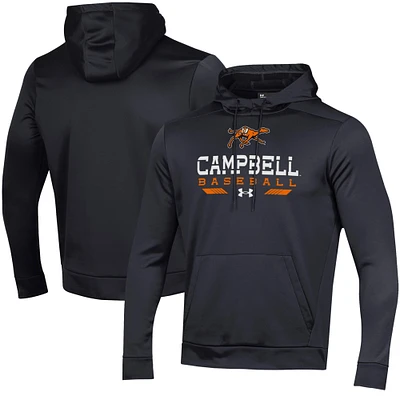 Men's Under Armour Campbell Fighting Camels Baseball Pullover Hoodie