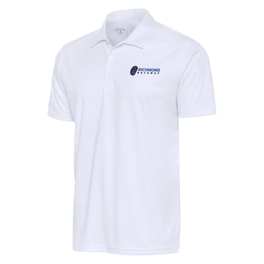 Men's Antigua White Richmond Raceway Tribute Polo