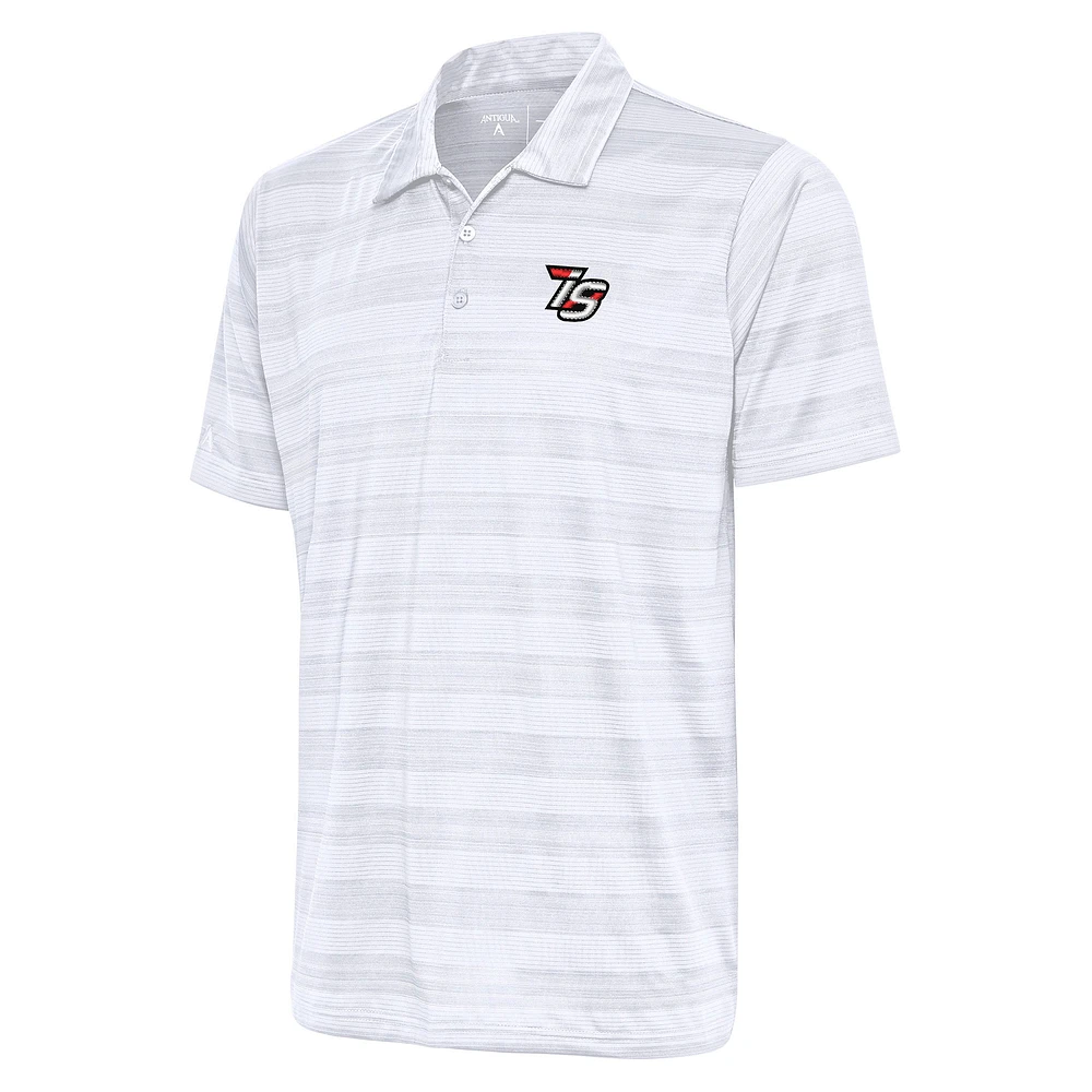 Men's Antigua White Iowa Speedway Compass Polo