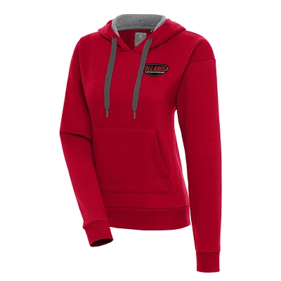 Women's Antigua Red Talladega Superspeedway Victory Pullover Hoodie