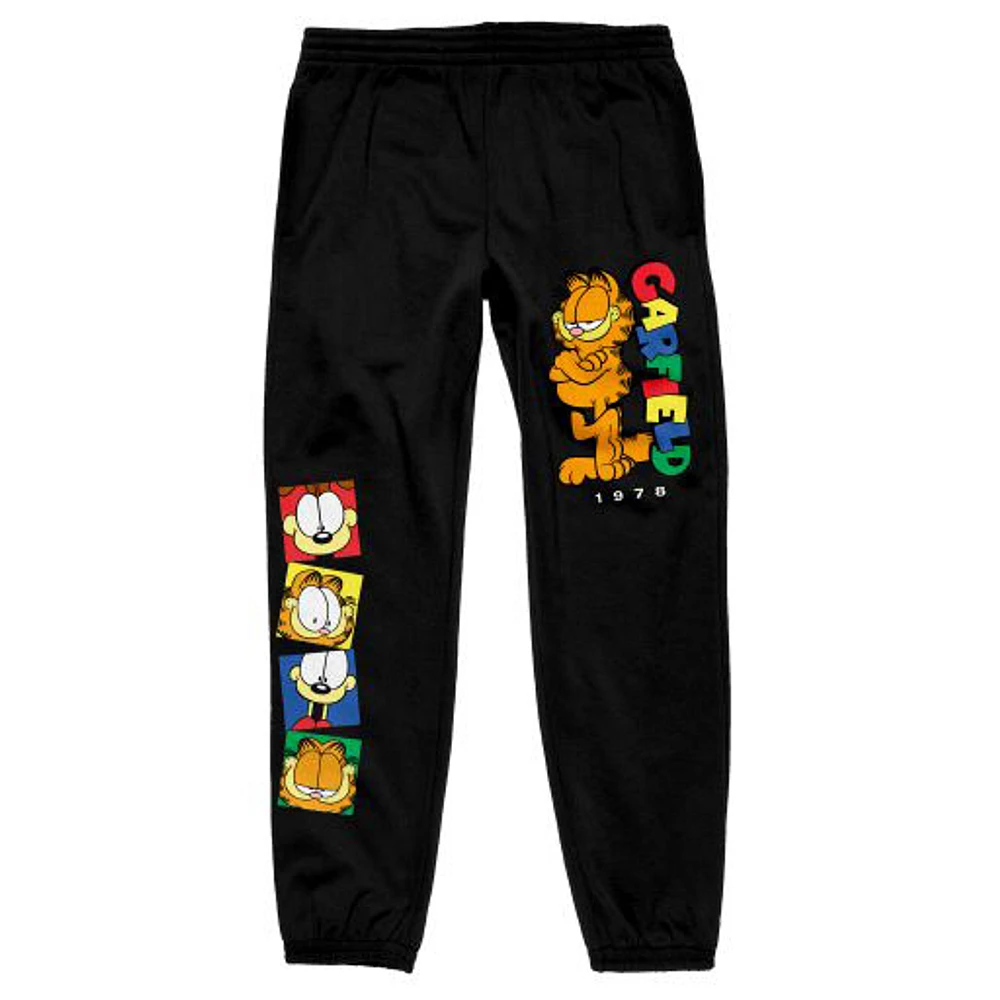 Men's Black Garfield 1978 Jogger Pants