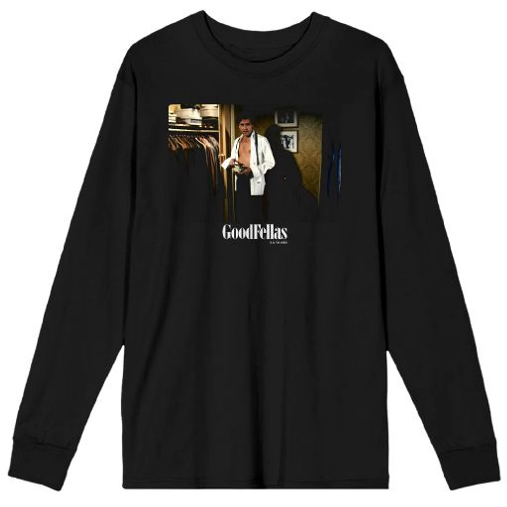 Men's Black The Godfather Jimmy Conway Long Sleeve T-Shirt
