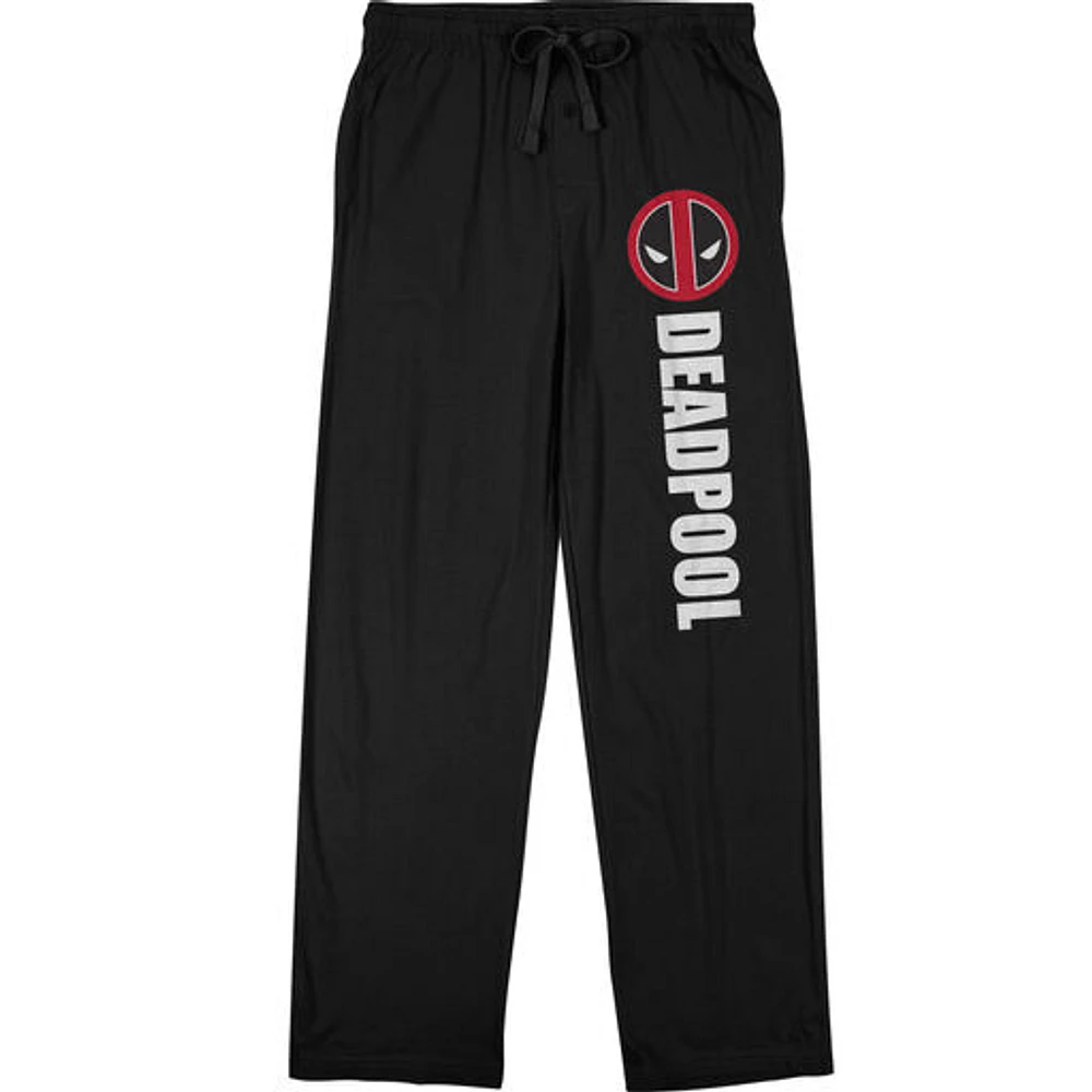 Men's Black Deadpool Wanted Pajama Pants