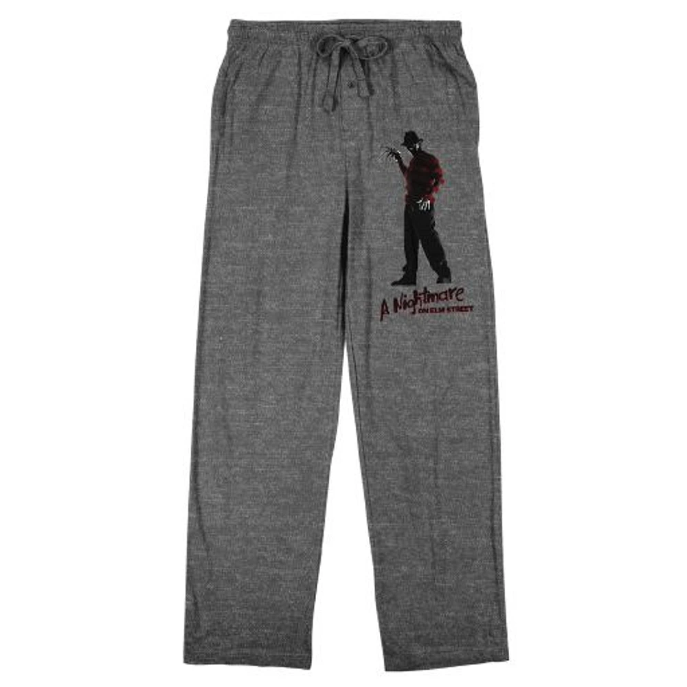 Men's Graphite A Nightmare on Elm Street Freddy Krueger Pajama Pants