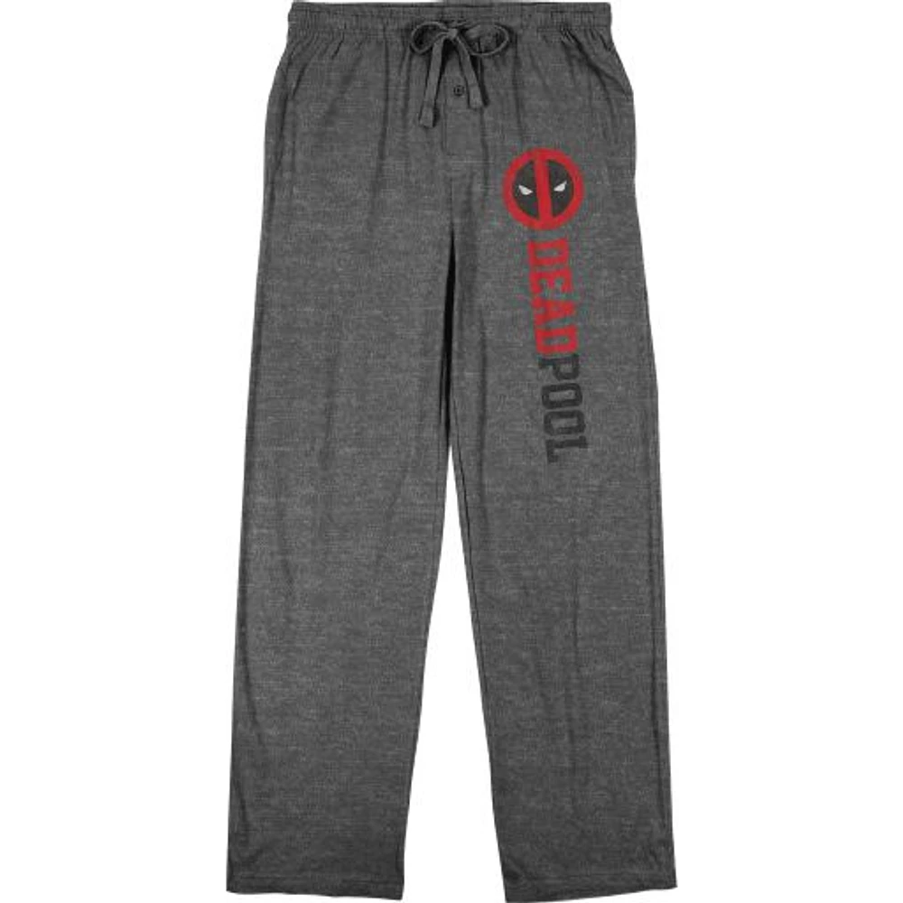 Men's Graphite Deadpool Wanted Pajama Pants