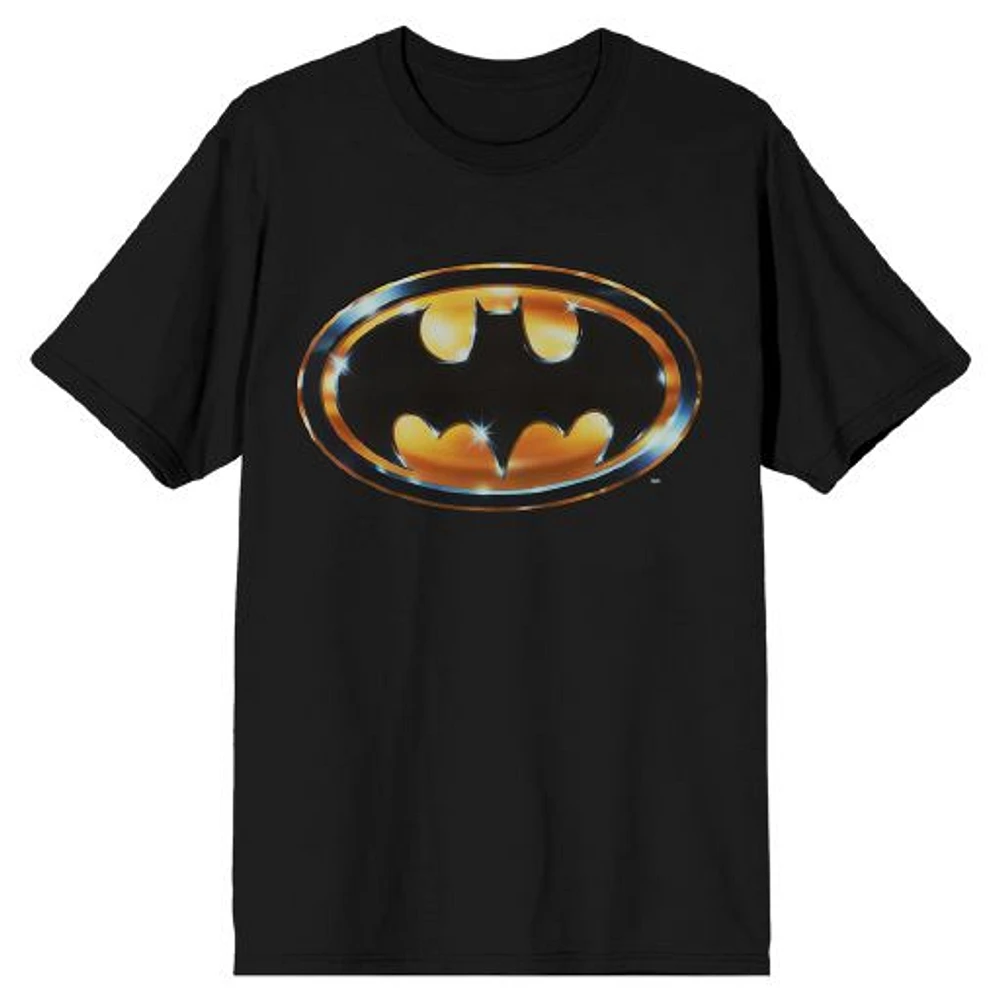 Men's Black Batman Forever Logo T-Shirt