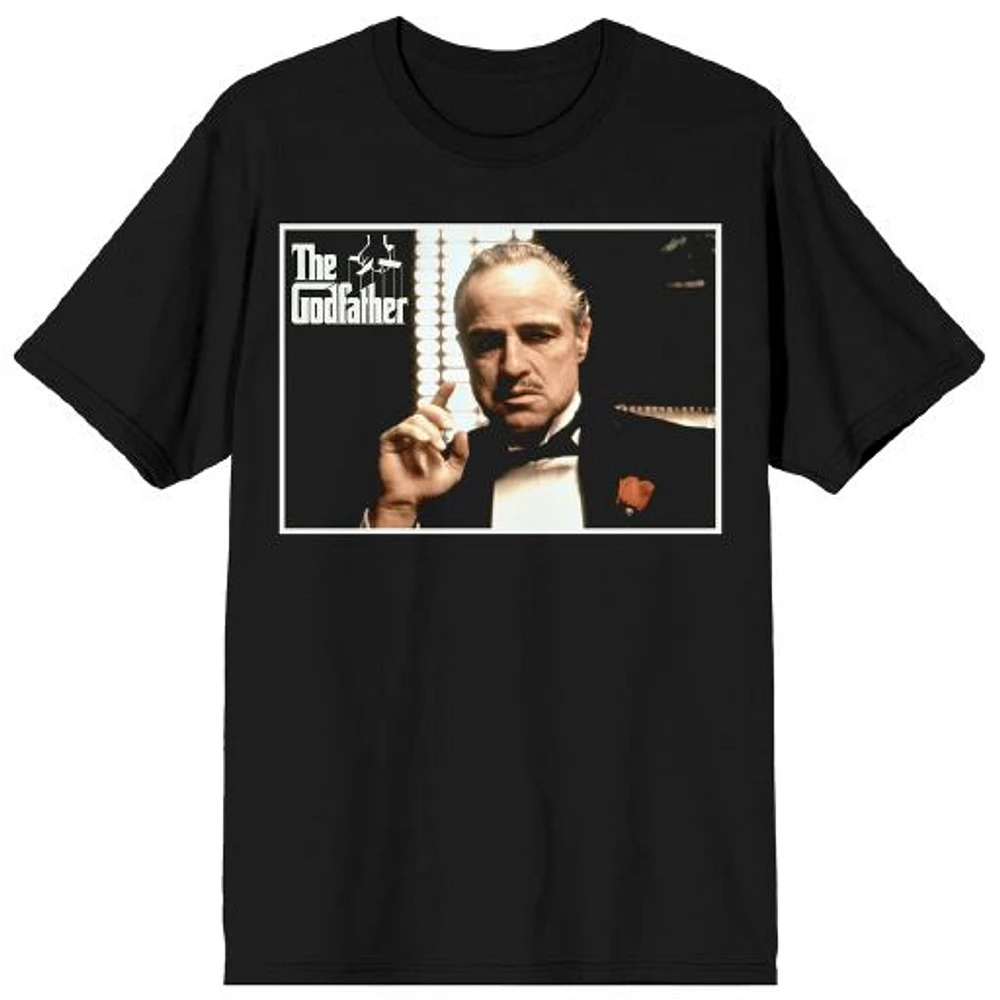 Men's Black The Godfather Don Vito Corleone T-Shirt