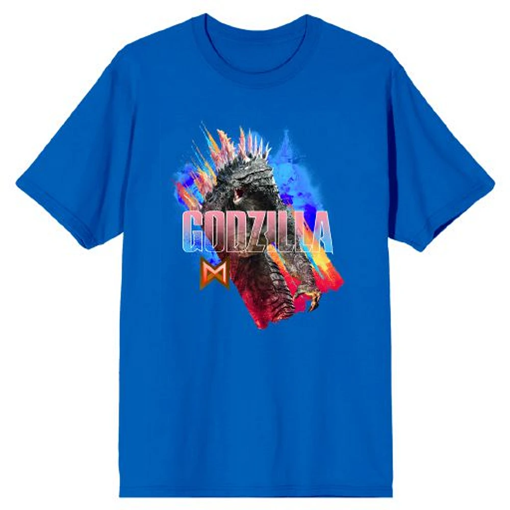 Men's Royal Godzilla x Kong: The New Empire Smoke T-Shirt