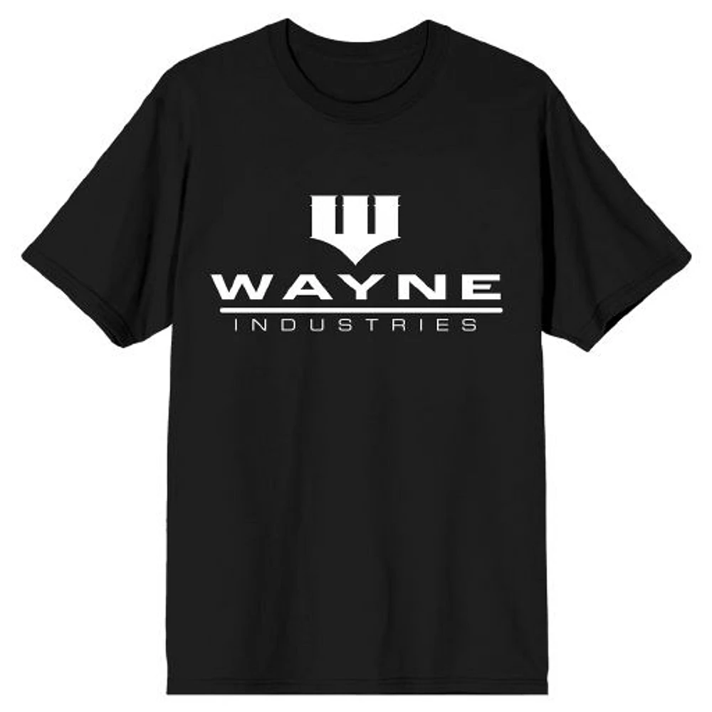 Men's Black Batman Wayne Industries T-Shirt