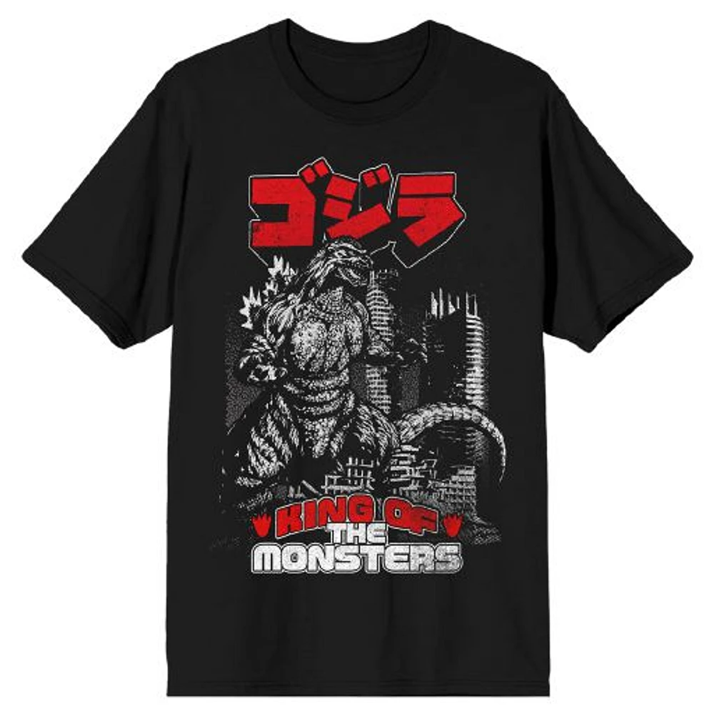 Unisex Black Godzilla King of the Monsters T-Shirt