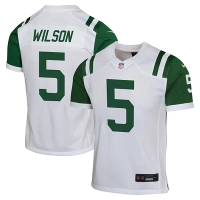 Youth Nike Garrett Wilson White New York Jets Game Jersey