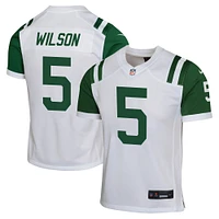 Youth Nike Garrett Wilson White New York Jets Game Jersey