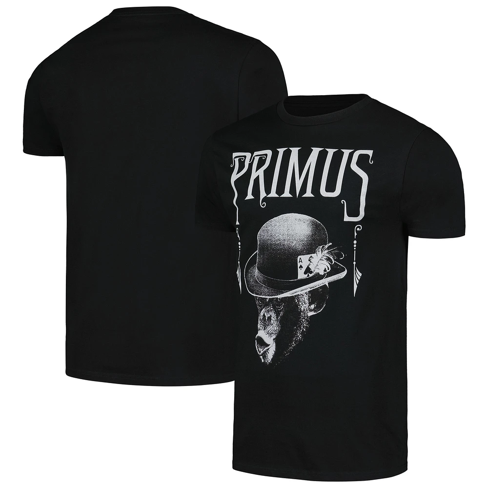 Unisex Black Primus Monkey Graphic T-Shirt