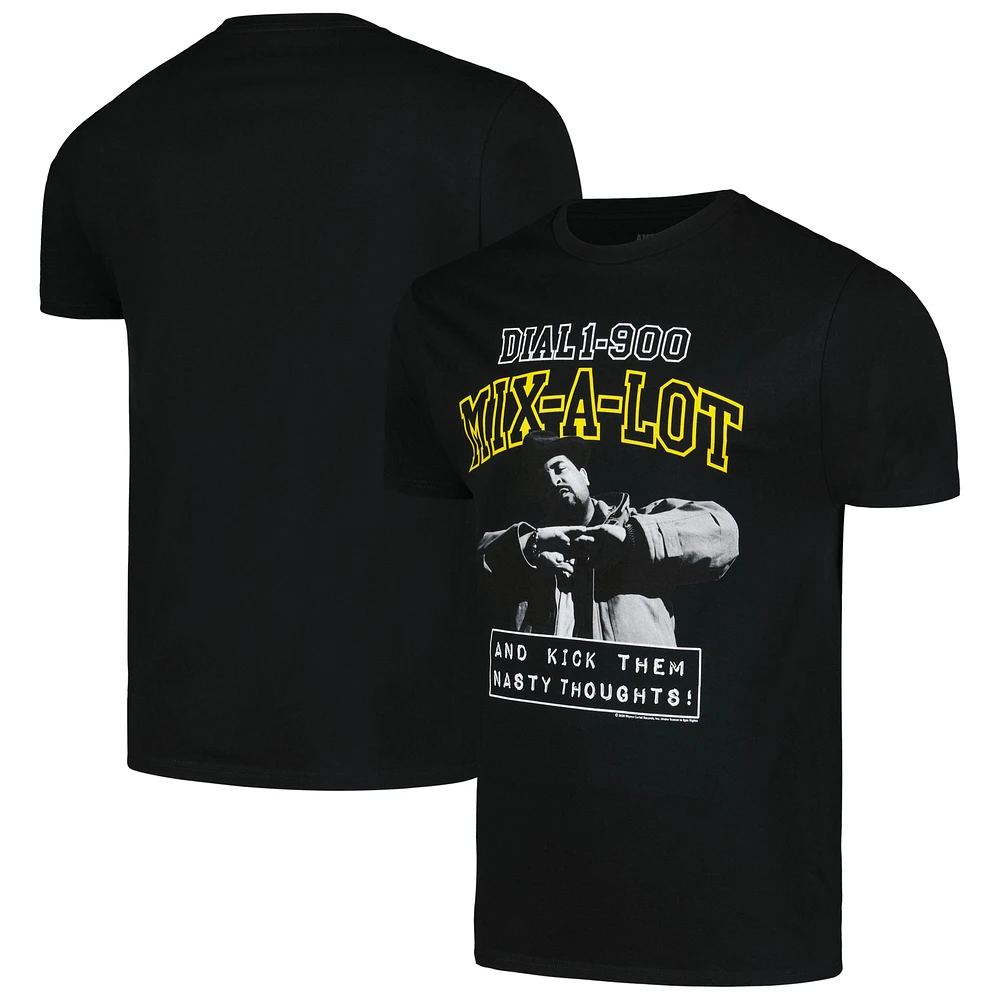 Unisex Black Sir Mix-a-Lot 1-900-MIXALOT Graphic T-Shirt
