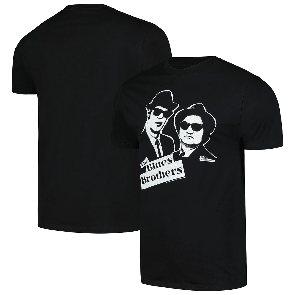 Unisex Black Blues Brothers Graphic T-Shirt