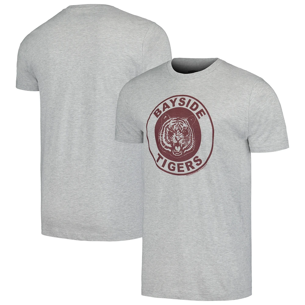 Unisex Heather Gray Saved by the Bell Bayside Tigers Graphic T-Shirt