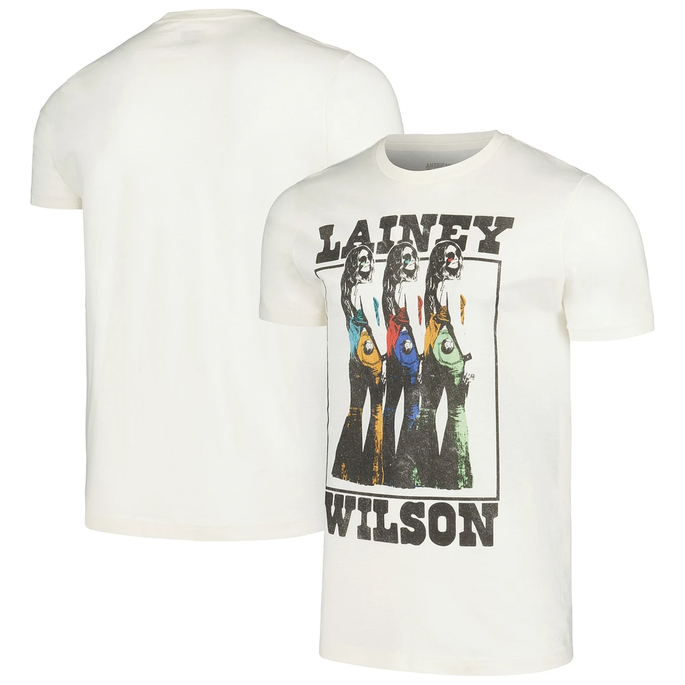 Unisex Natural Lainey Wilson Photo Repeat Graphic T-Shirt