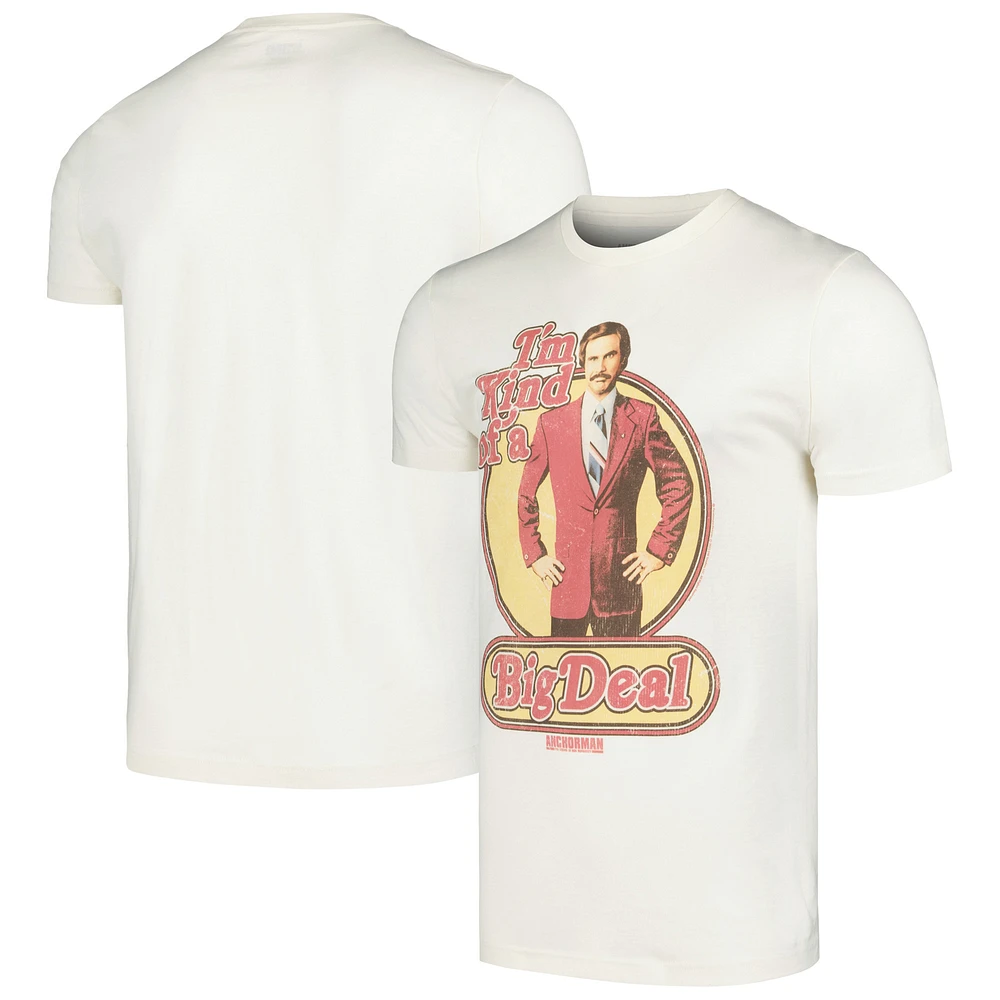 Unisex Natural Anchorman Retro Big Deal Graphic T-Shirt
