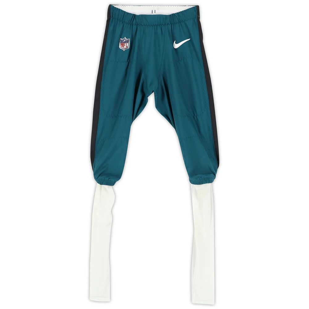 DeVonta Smith Philadelphia Eagles Game-Used #6 Green Pants vs. Washington Commanders on October 29, 2023