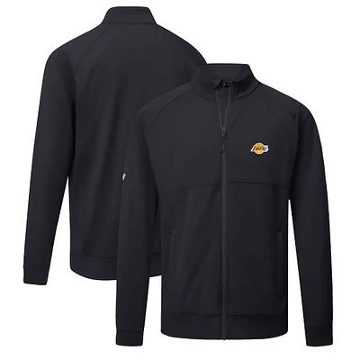 Men's Levelwear Black Los Angeles Lakers Form Insignia Core Full-Zip Jacket