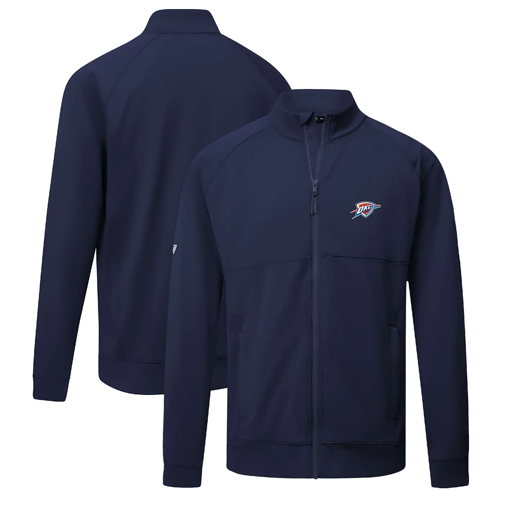 Men's Levelwear Navy Oklahoma City Thunder Form Insignia Core Full-Zip Jacket