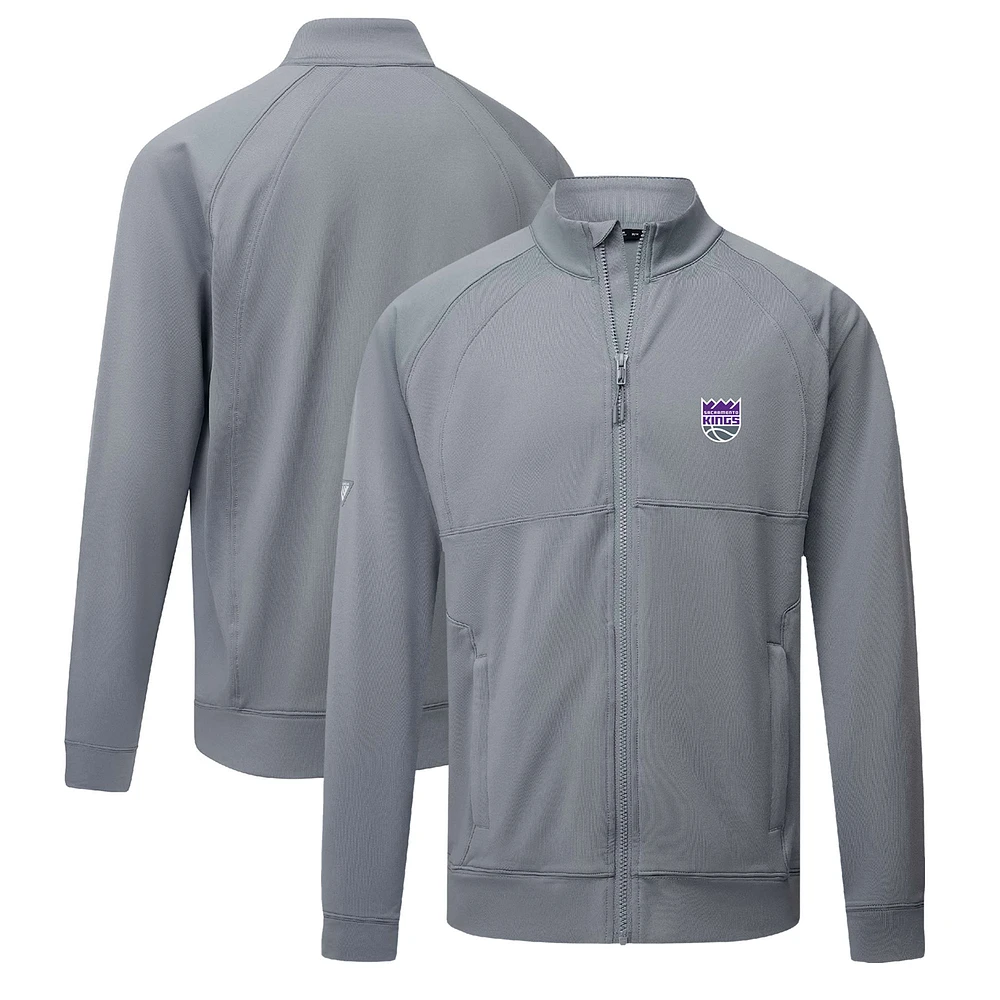 Men's Levelwear Gray Sacramento Kings Form Insignia Core Full-Zip Jacket