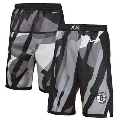 Youth Nike Black Brooklyn Nets 2024/25 City Edition Swingman Performance Shorts