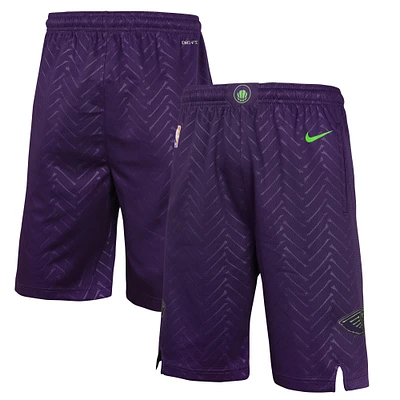 Youth Nike Purple New Orleans Pelicans 2024/25 City Edition Swingman Performance Shorts