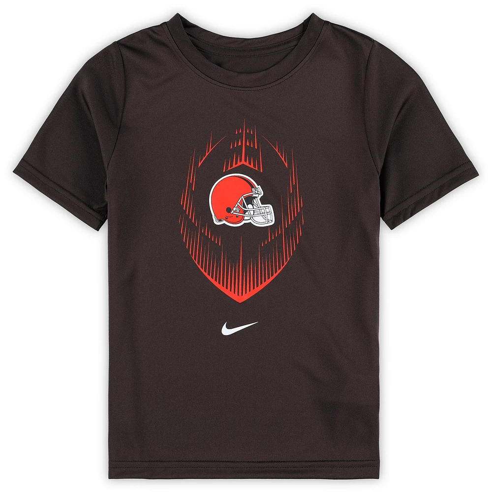 Preschool Nike Brown Cleveland Browns Legend Icon Performance T-Shirt